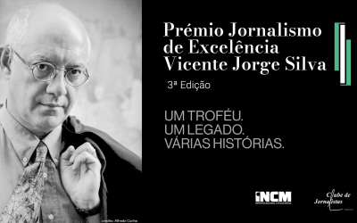 Abertas as candidaturas à 3.ª edição do Prémio Jornalismo de Excelência Vicente Jorge Silva