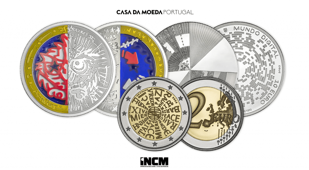 Moedas portuguesas nomeadas para os Prémios Coin of the Year 2024