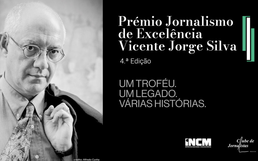 Abertas as candidaturas à 4.ª edição do Prémio Jornalismo de Excelência Vicente Jorge Silva
