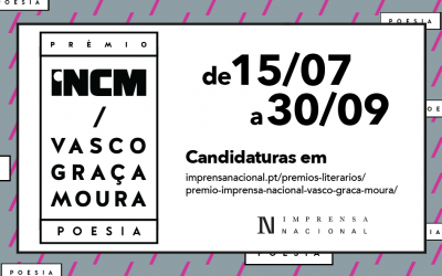 Candidaturas abertas ao Prémio Imprensa Nacional/Vasco Graça Moura | Poesia