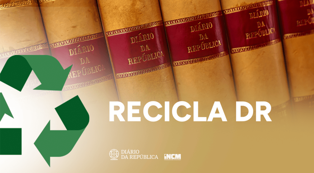 Recicla DR visa a recolha de edições antigas do Diário da República em papel