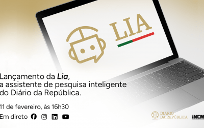 Lançamento da Lia: a assistente de pesquisa inteligente do Diário da República