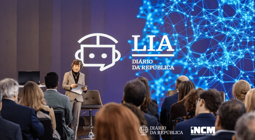 Apresentação da Lia, a assistente de pesquisa inteligente do Diário da República que simplifica o acesso à lei