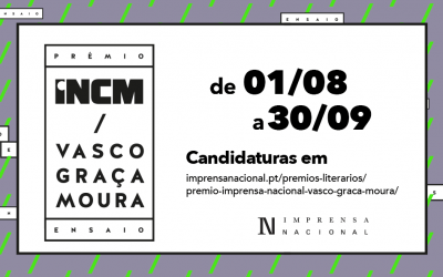 Candidaturas abertas ao Prémio Imprensa Nacional/Vasco Graça Moura | Ensaio