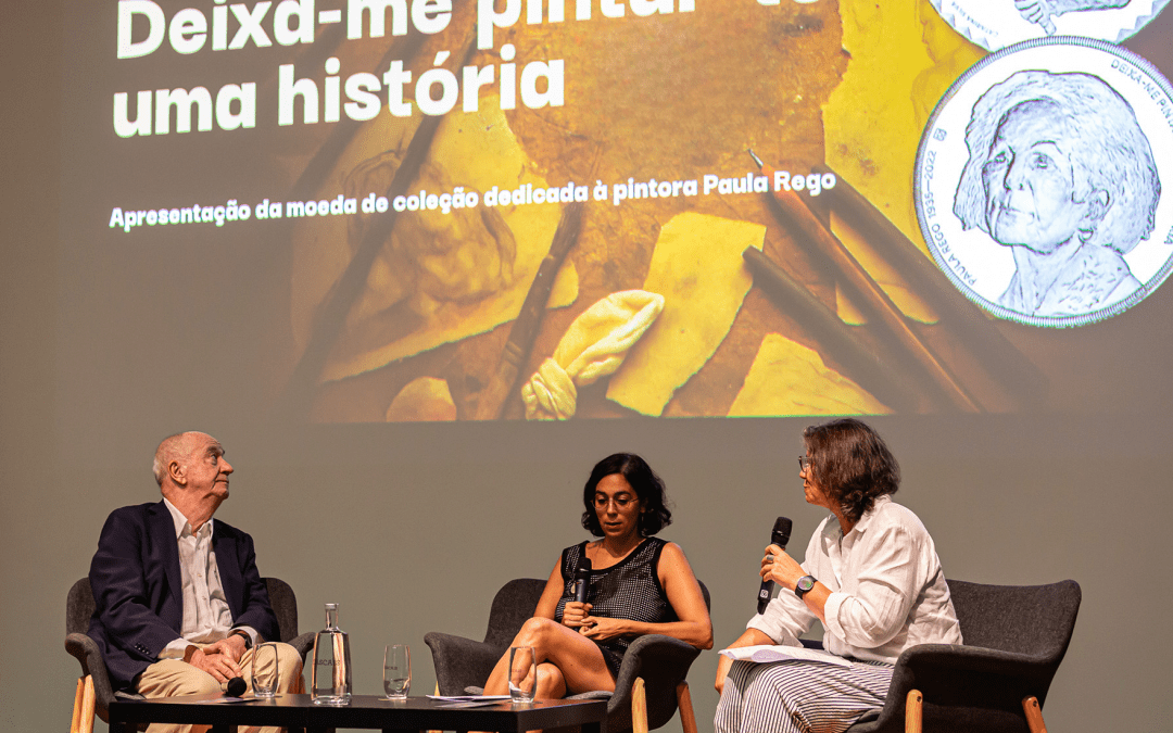 Moeda dedicada a Paula Rego apresentada na Casa das Histórias