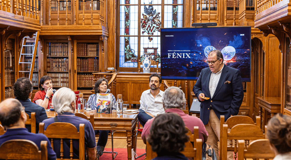 Lançamento da moeda de coleção Fénix na Biblioteca da Imprensa Nacional