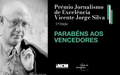 Já são conhecidos dos vencedores da 5.ª edição do Prémio Jornalismo de Excelência Vicente Jorge Silva