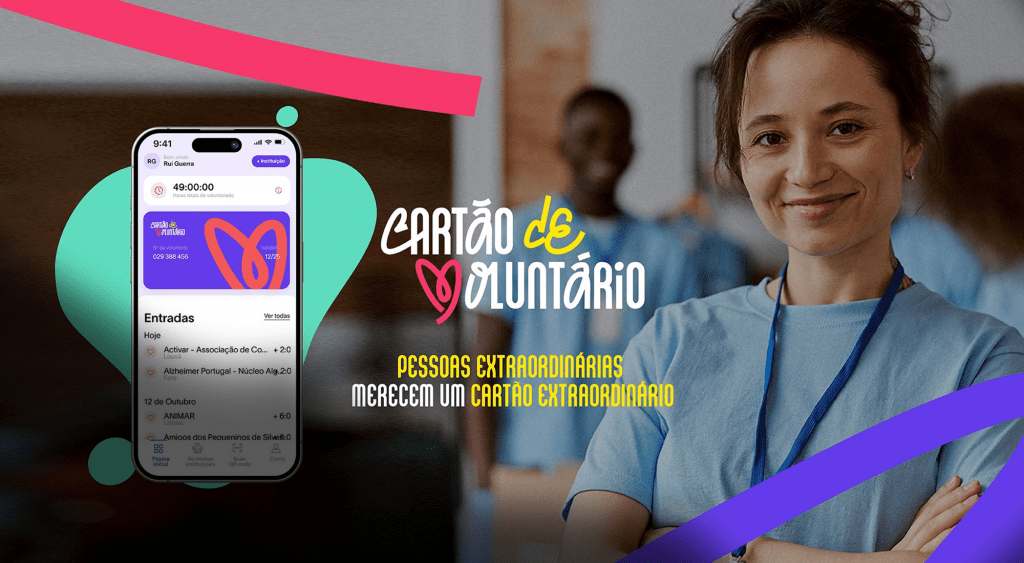 A nova funcionalidade do Cartão de Voluntário, desenvolvida especificamente para permitir a gestão de programas de Voluntariado-Empresa, vai ser apresentada ao público no dia18 de junho