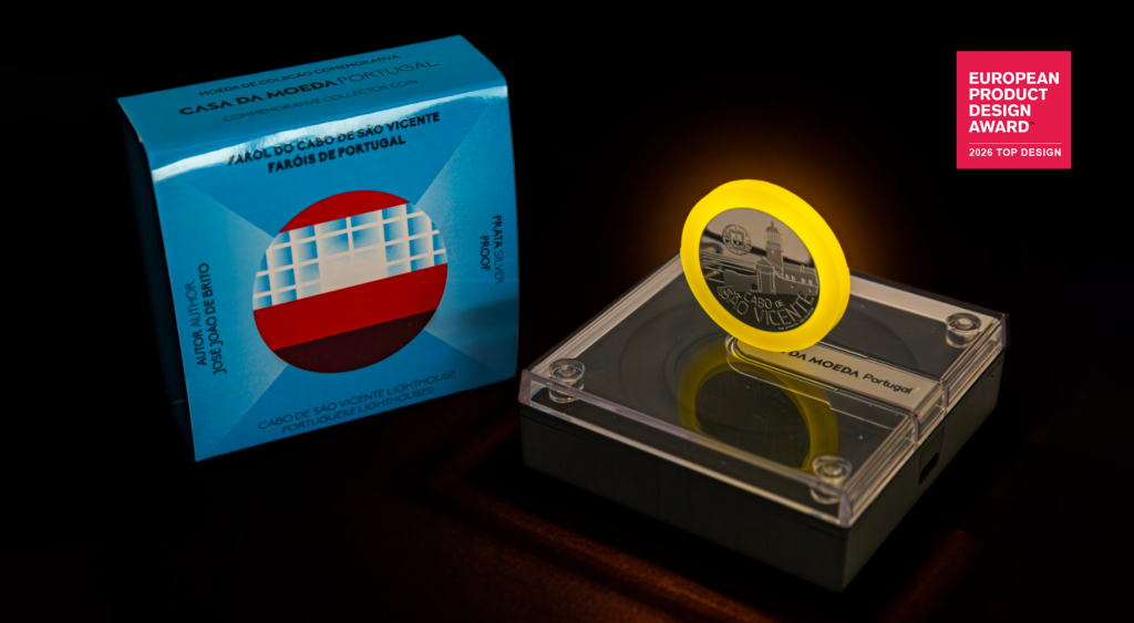 Moeda «Cabo de São Vicente» distinguida pelo European Product Design Award